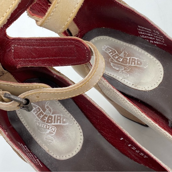 FREEBIRD Bonnie Shoes Size 10 Distressed Yellow Snake Print Leather (F14) - Picture 12 of 15